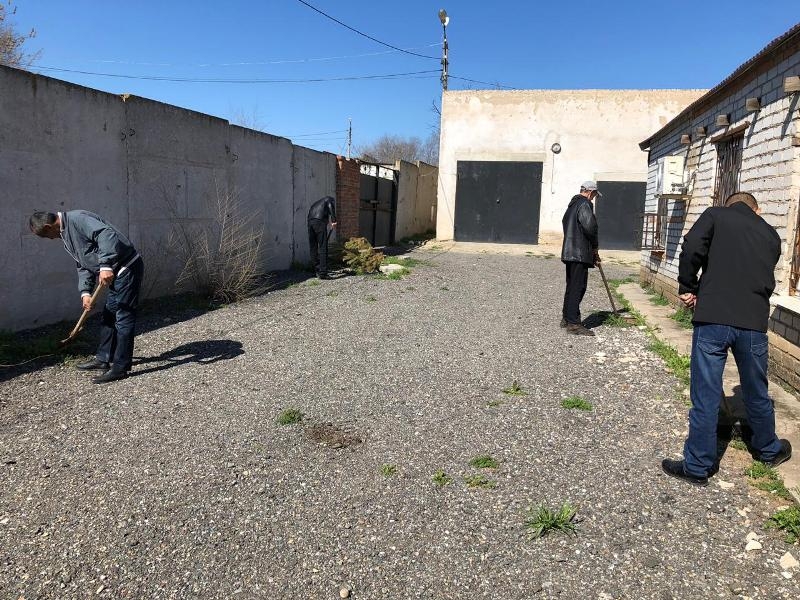 В Калмыкии волонтеры из числа осужденных провели экологическую акцию