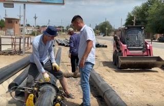 В Лагани реконструкция водопровода приближается к завершению