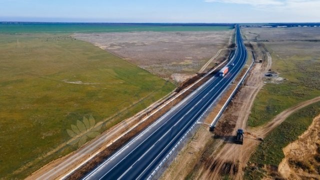 Завершен капремонт 12 км трассы Р-216 на границе Калмыкии и Ставрополья