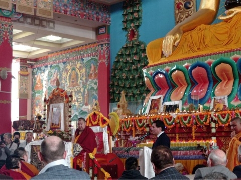 В Элисте прошла торжественная церемония интронизации Шаджин ламы Калмыкии