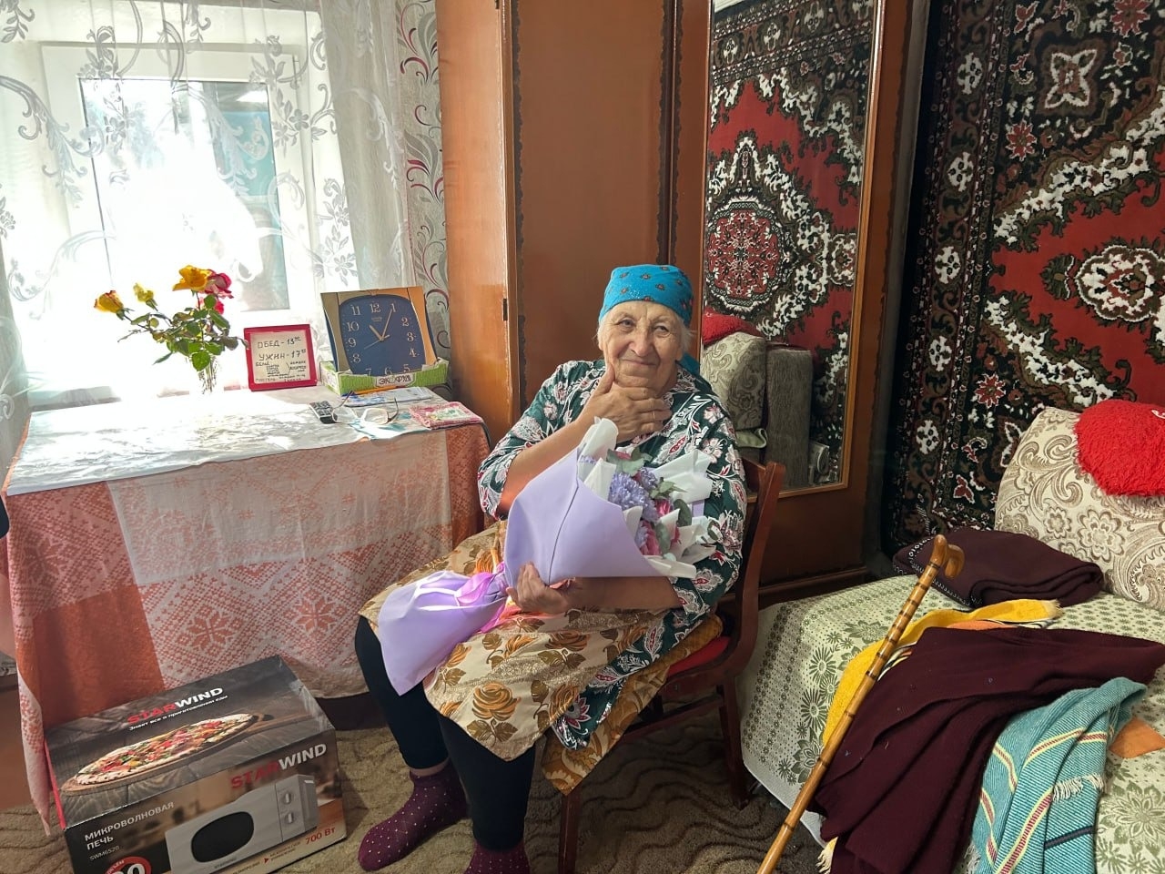 Яшалтинку с 90-летием поздравил Владимир Путин