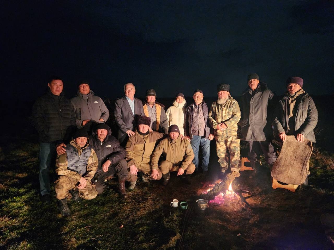 В поселке Улан Хол встретили участников конного пробега