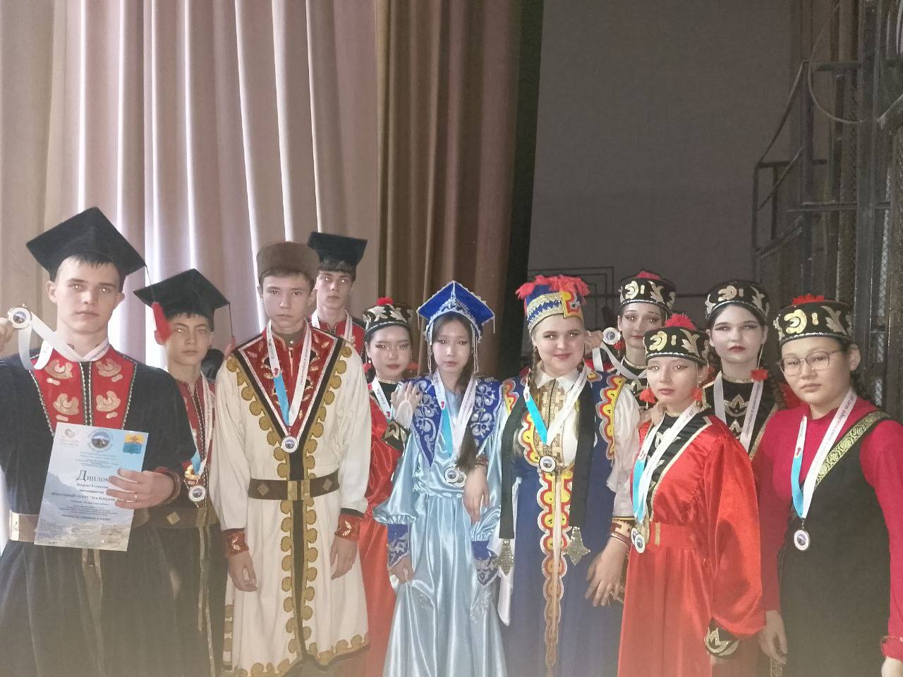 Школьный театр из Лагани занял призовые места в Международном конкурсе