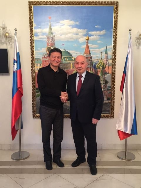 Глава ФИДЕ встретился с послом Доку Завгаевым 