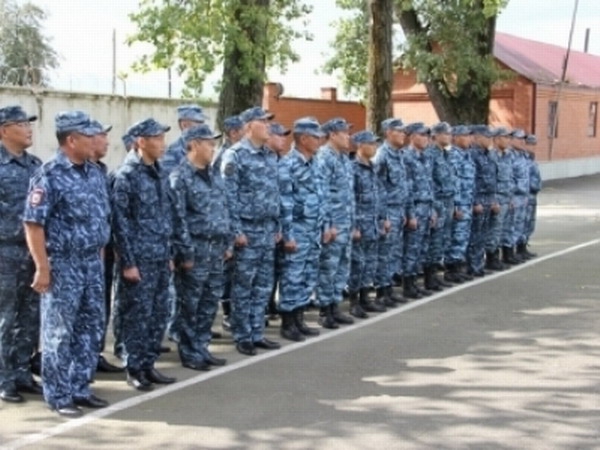 Сводный отряд МВД Калмыкии отправился в командировку на Кавказ