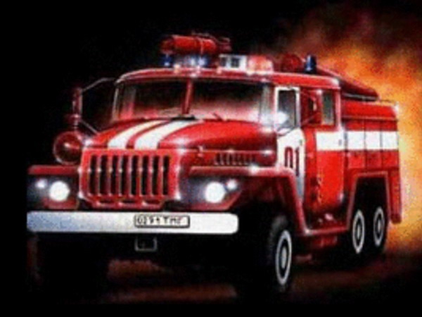 В Малых Дербетах в результате пожара сгорела машина