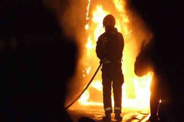 В Садовом в результате пожара сгорел частный гараж