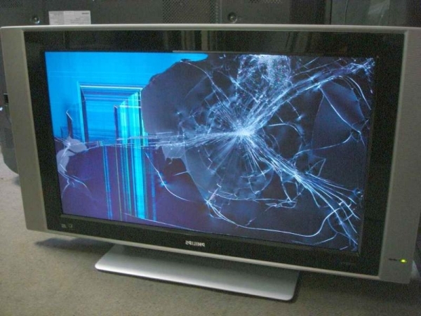 Житель Элисты разбил телевизор в букмекерской конторе